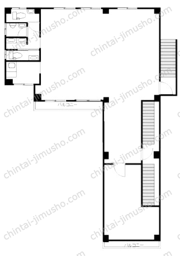 ゴトウビルの間取図