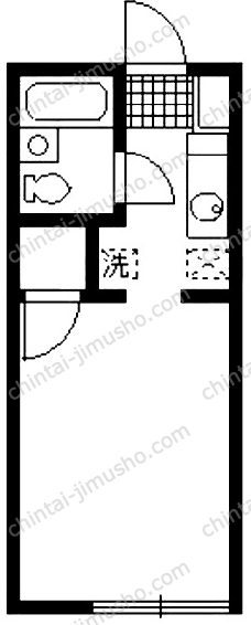 コーポリラの間取図
