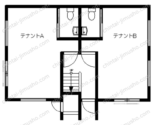 レオンハウスの間取図