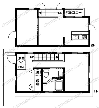 上目黒2丁目戸建の間取図