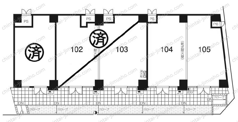 アクエス武蔵藤沢Ⅱの間取図