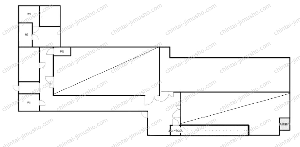 デンキランドビルの間取図