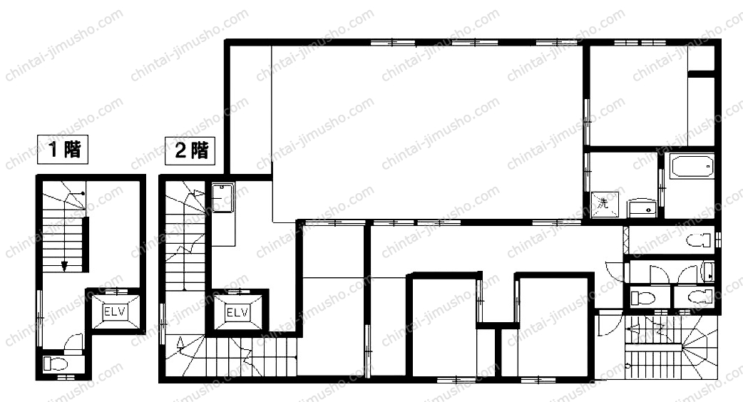 豊舟ビルの間取図
