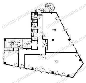 仁保ビルの間取図