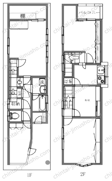 学芸大学貸戸建の間取図