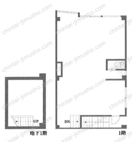 上十条1丁目貸店舗事務所の間取図