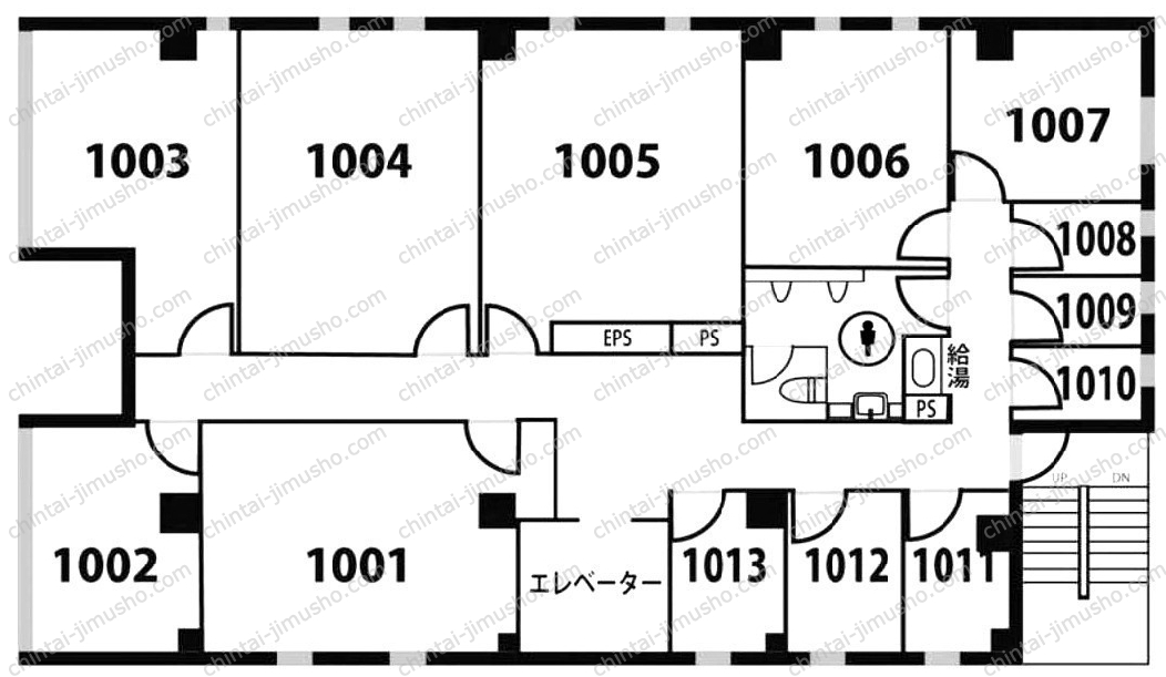 天翔オフィス上野末広町の間取図