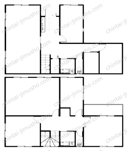 舎人1丁目貸店舗の間取図