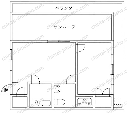 トキワマンションの間取図