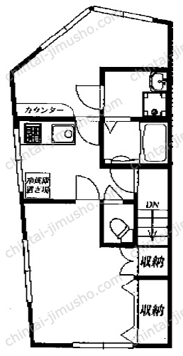 INOUEテナントの間取図