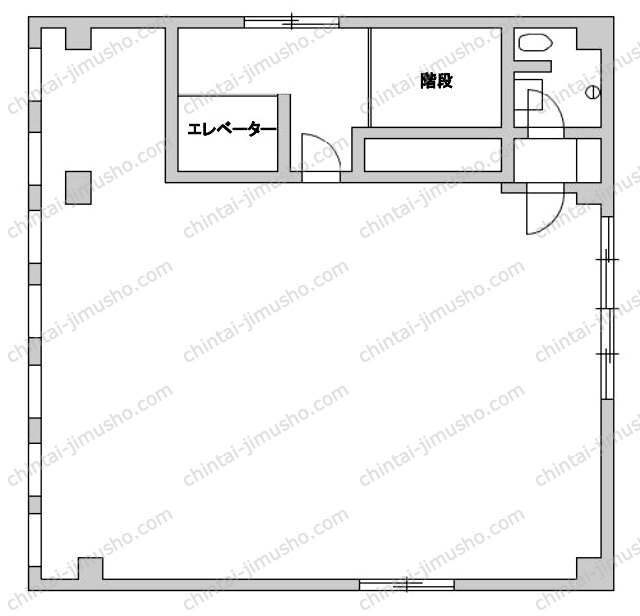 室岡ビルの間取図