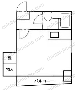国土池袋ビルの間取図