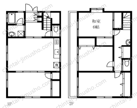 中町戸建の間取図
