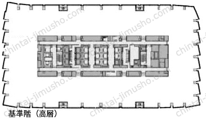 HIBIYA CROSSPARK（仮称）サウスタワーの間取図