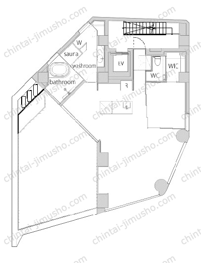 TheRoom等々力 WESTの間取図