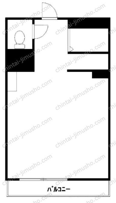 泰共フラットビルの間取図