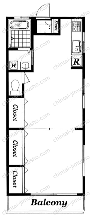 マンションカタノの間取図