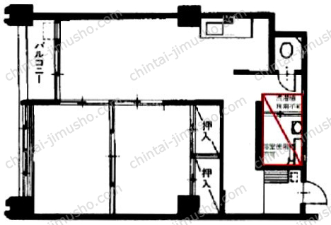 升本マンションの間取図