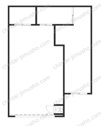 調布ヶ丘2丁目倉庫事務所の間取図