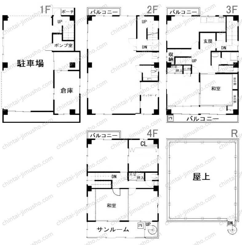 並木ビルの間取図