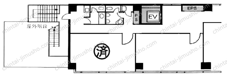 東益ビルの間取図