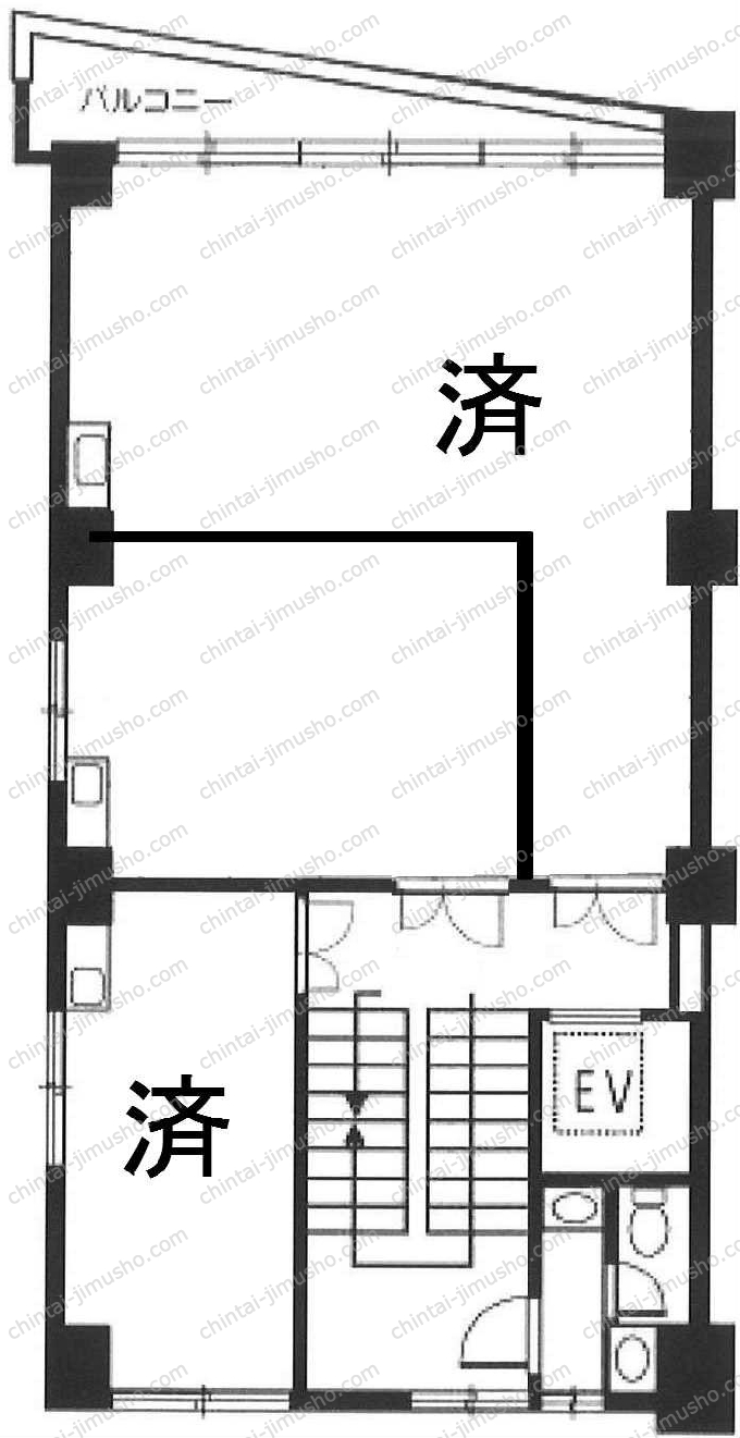 渋谷新生ビルの間取図