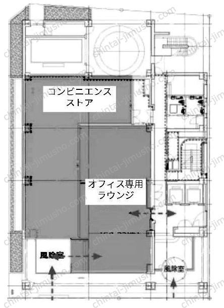 日建設計後楽園ビルの間取図