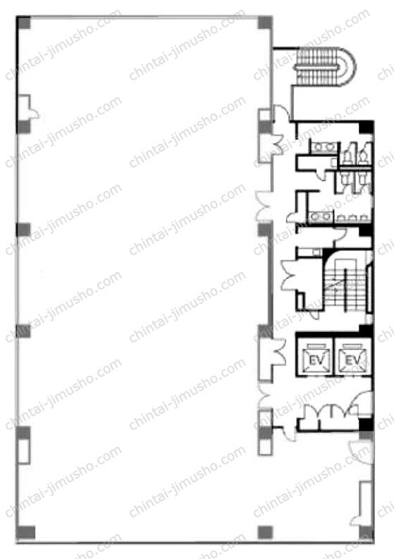 日建設計後楽園ビルの間取図