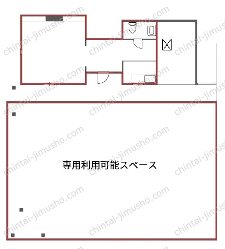 ヒルサイドハウスの間取図