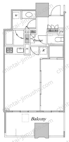 シティタワー銀座東の間取図
