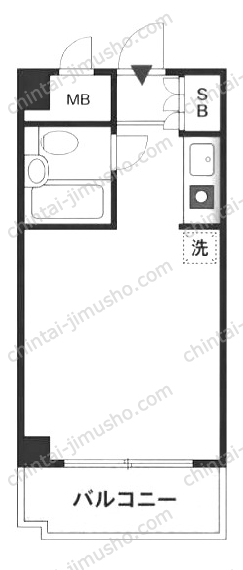 ライオンズマンション関内の間取図