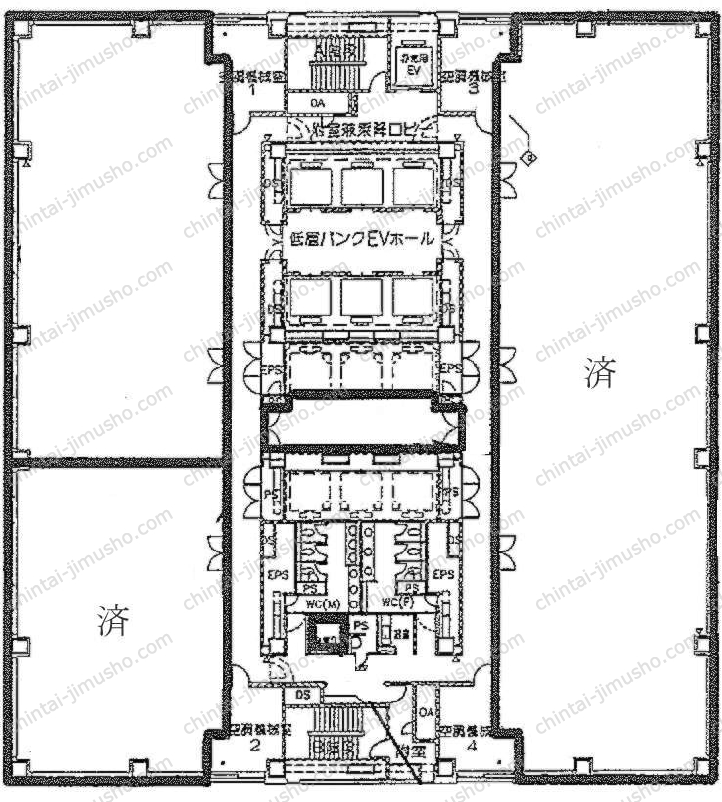 太陽生命品川ビル／ビジネスエアポート品川の間取図