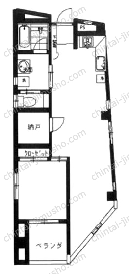 笹山ビルの間取図