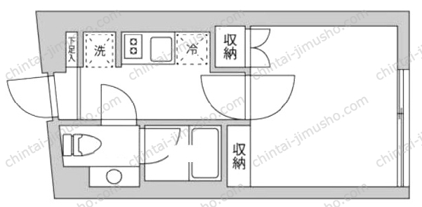 クーカイ・テラス祐天寺の間取図