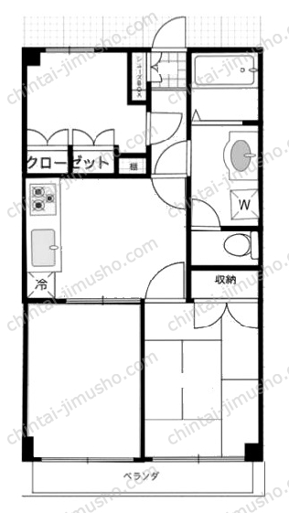 秀和五反田駅前レジデンスの間取図