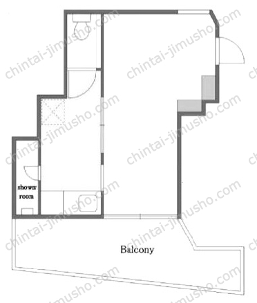 セピアハイムの間取図