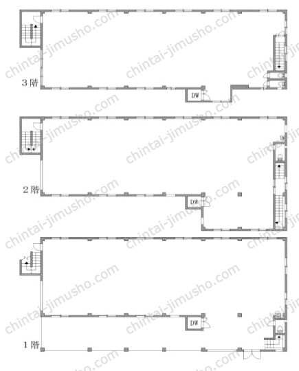 二宮電線工業武蔵小杉ビル　別館の間取図