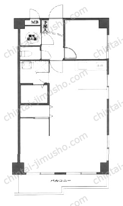 ライオンズマンション台町の間取図