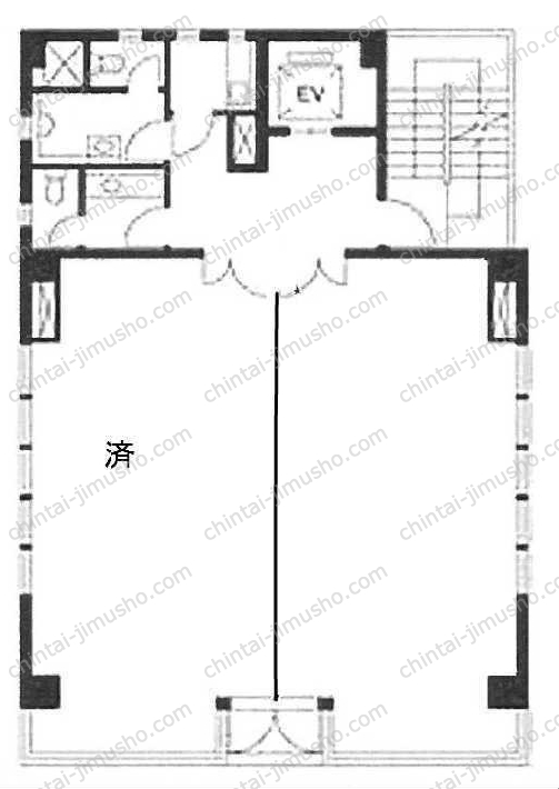 志村ビルの間取図