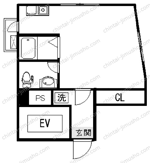 イーストシャトーの間取図