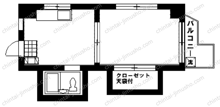 古谷マンションの間取図