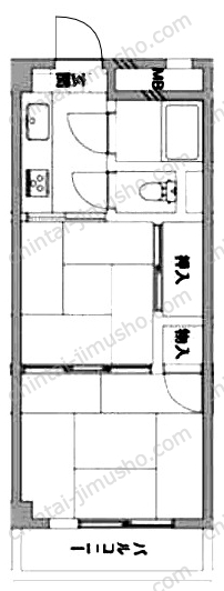パークフラッツ舎人の間取図