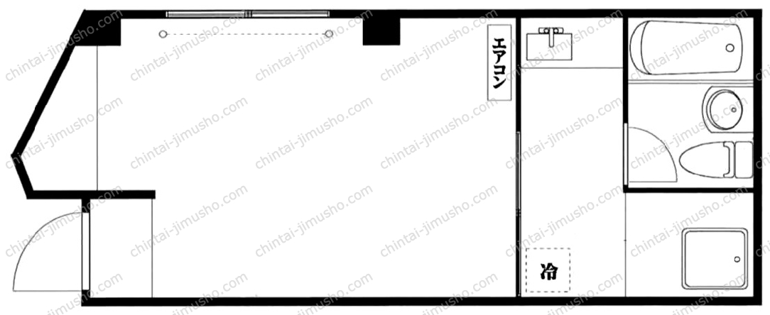 ワンズビルの間取図