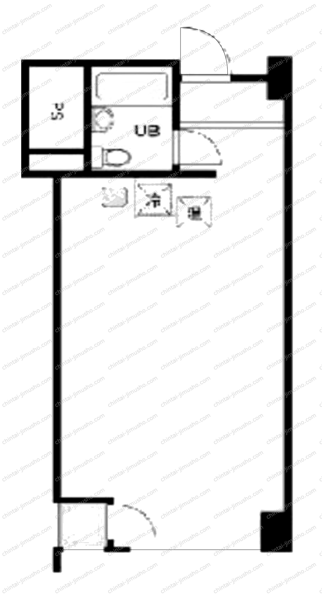 ハイツ横浜の間取図