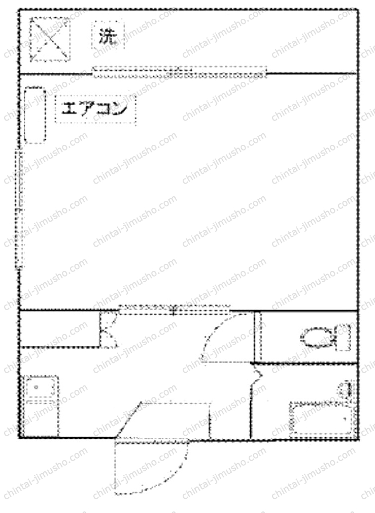 アークビル新中野の間取図