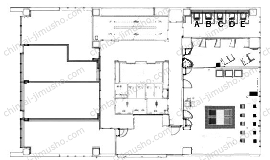 クロスオフィス三田の間取図