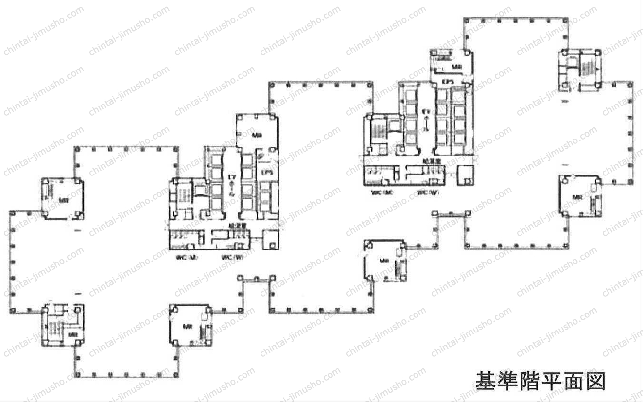 新宿パークタワーの間取図