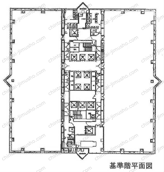 西新宿三井ビルディングの間取図