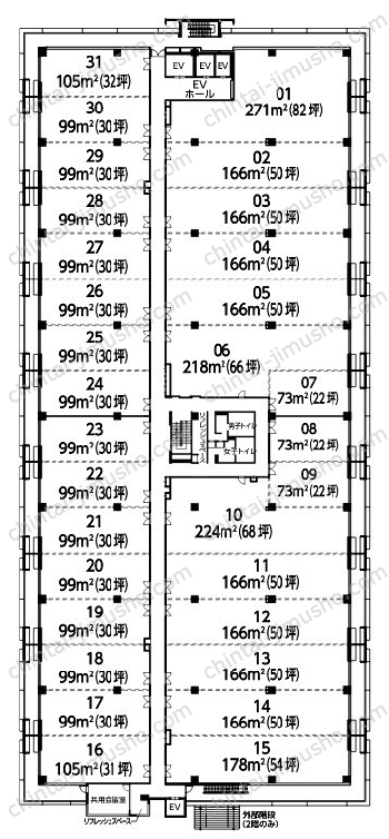 三井リンクラボ新木場2の間取図