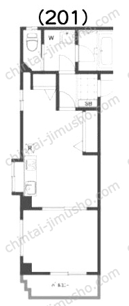 スリーストーリー広尾マンションの間取図